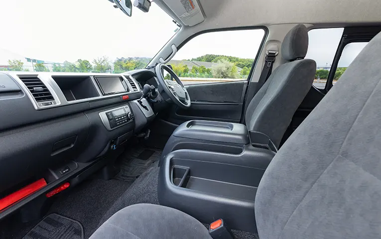 Interior view of Hiace (Van) , driver's seat