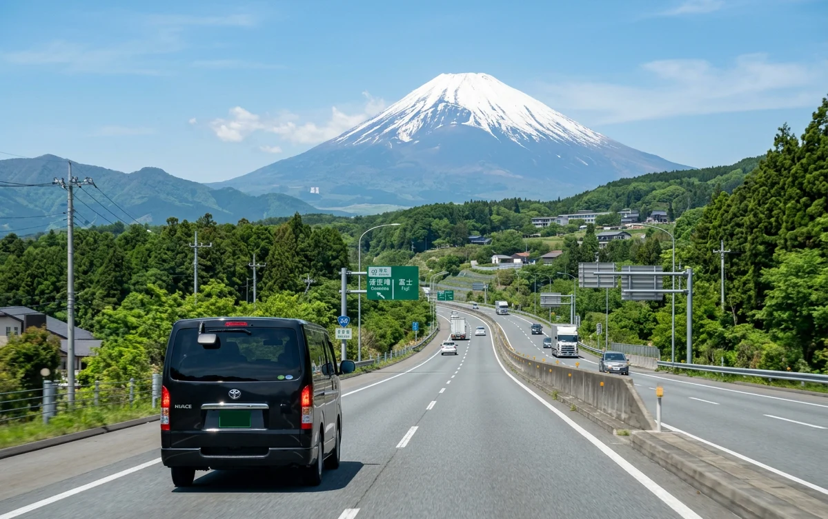 Convenient hotel pickup in Tokyo for private transfer to Gotemba Premium Outlets