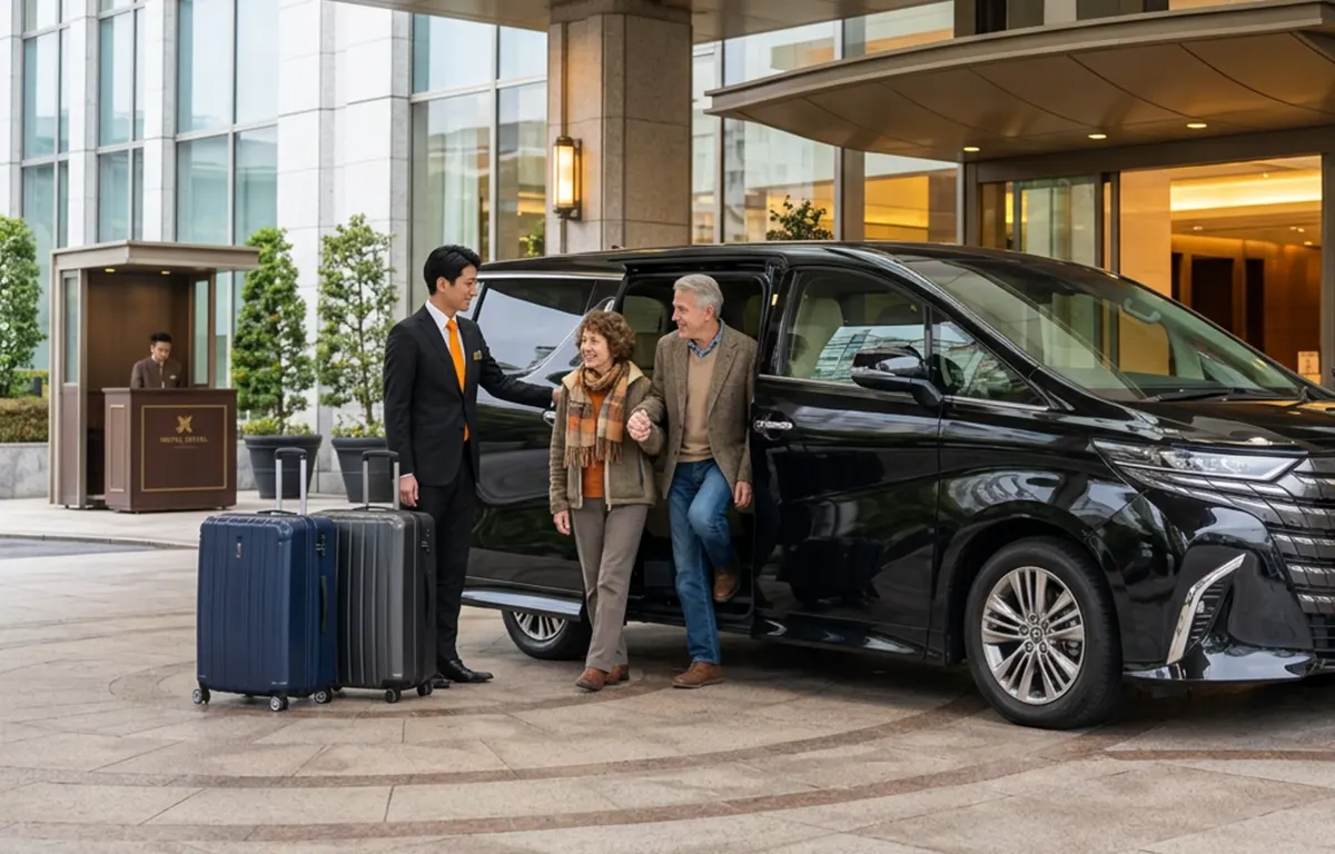 Private transfer to a Tokyo hotel