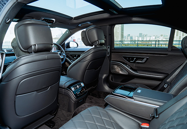 Inside of Mercedes-Benz S580 4 MATIC