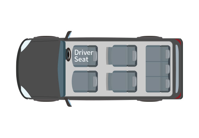 Toyota Alphard seat chart