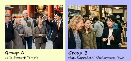 Flexible Dual-Guide Tokyo Tour: Tailored Experiences for Everyone
