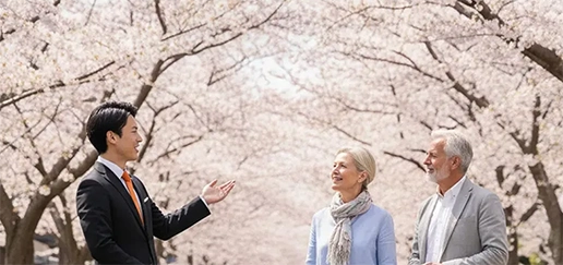 東京の桜お花見チャーターツアー