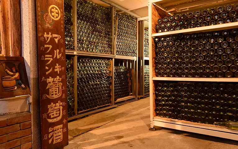 Wine celler at Maruki Winary