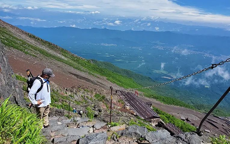 View from Mt. Fuji