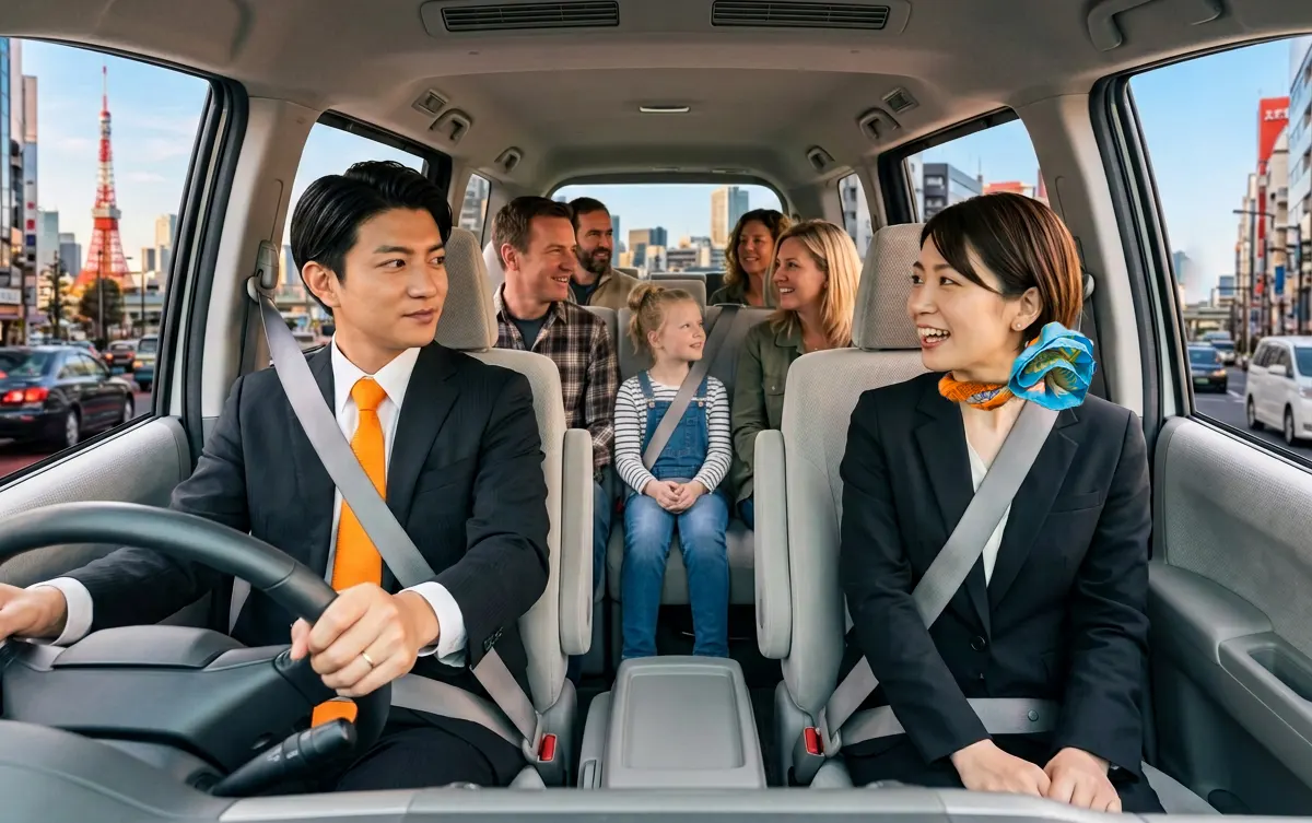 A chauffeur and a guide will lead the two groups.