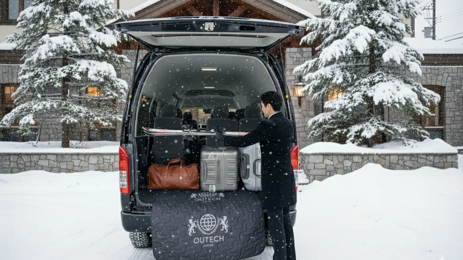 Hiace with space for ski gear