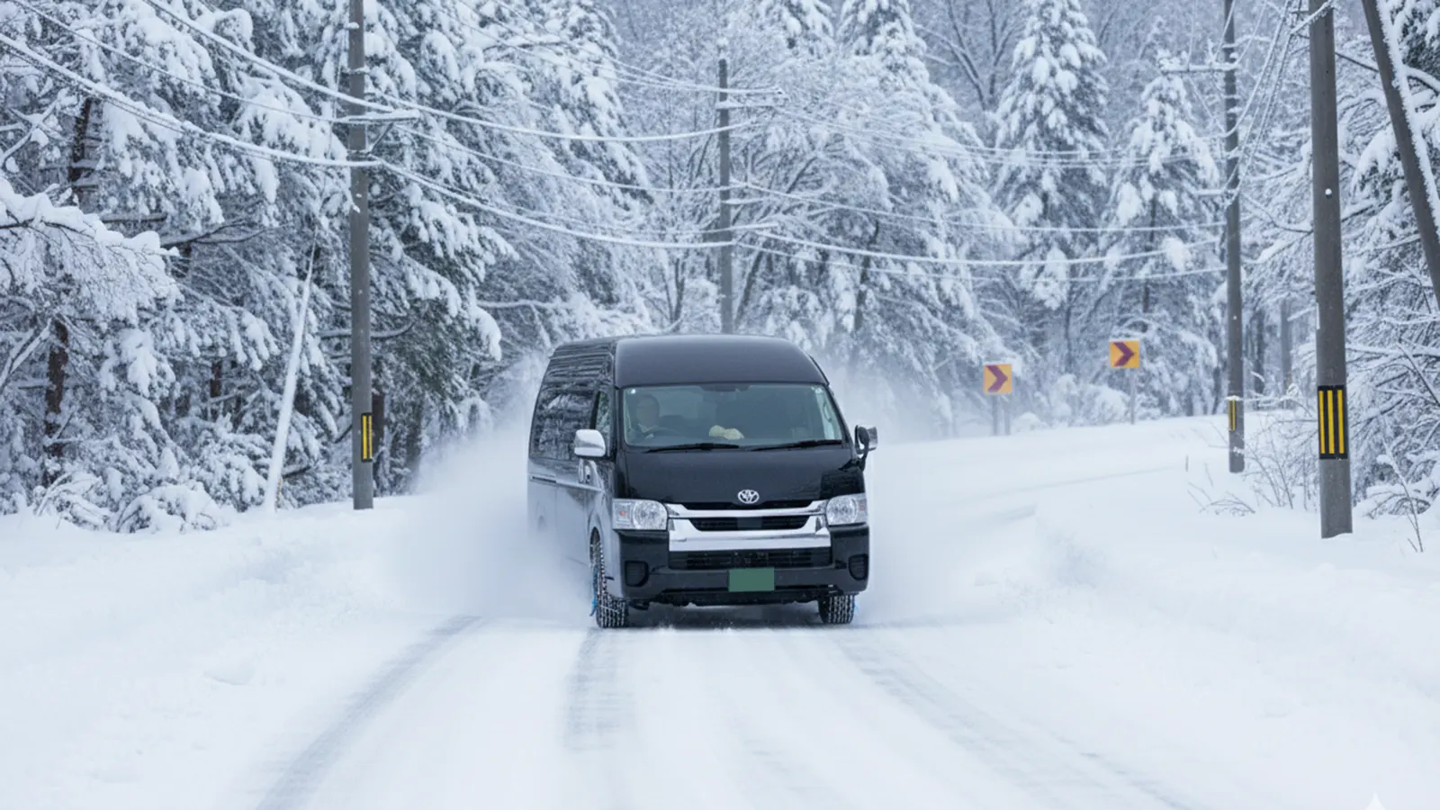 Safe driving on snowy roads
