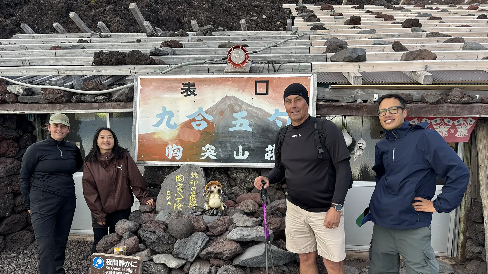 Resting at a mountain hut, day one