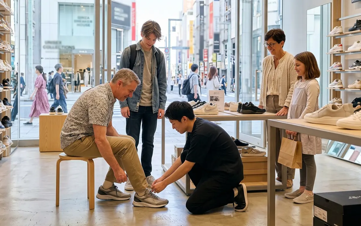 Exploring a department store in Ginza, Tokyo