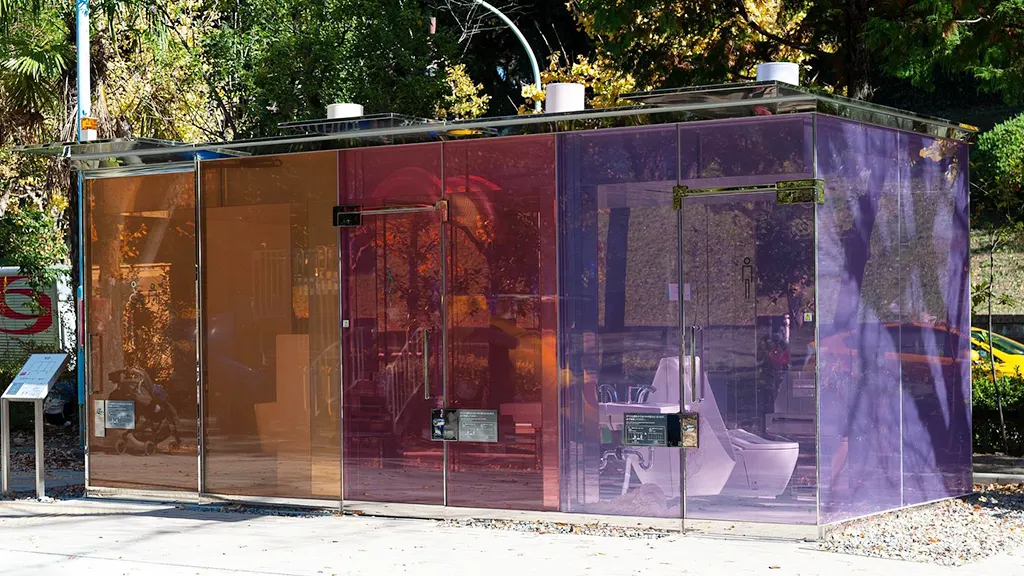 The Tomei Toilet, designed by Shigeru Ban