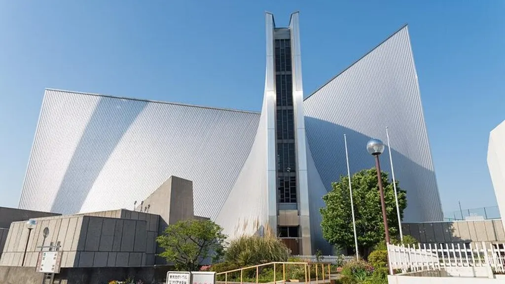 St. Mary's Cathedral, Tokyo design by architect Kenzo Tange