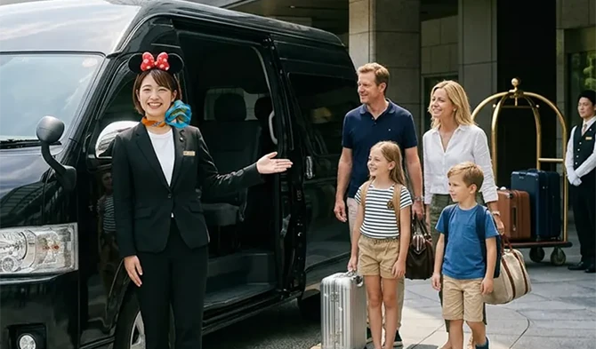 Tokyo Hotel ⇆ Disney Resort Luxury Private Transfer