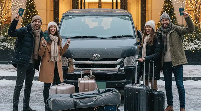 Private Transfer Tokyo to Hakuba Ski Resort