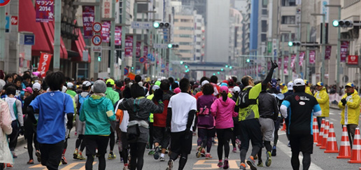 東京のマラソンコース体験