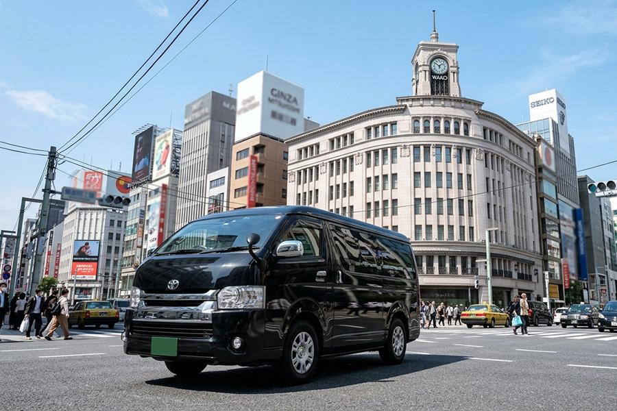ハイエースや専用車で行く東京観光
