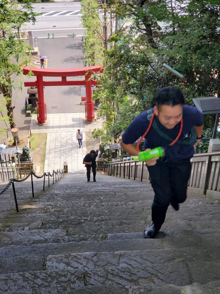 東京都内観光研修　愛宕神社