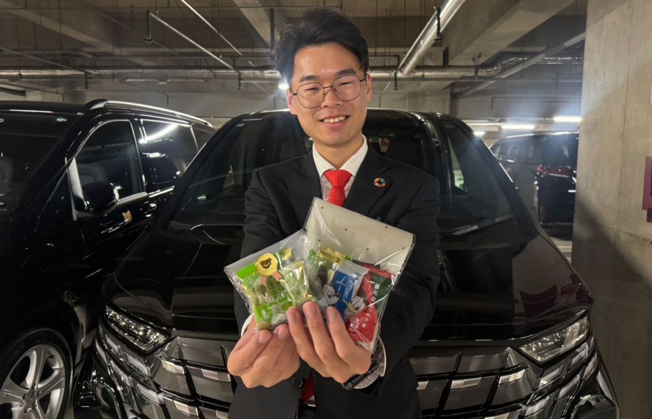 プランナーがチョコレートをご用意