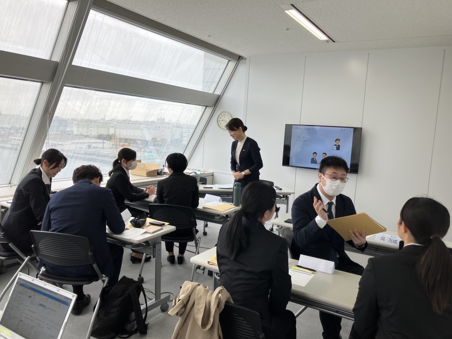 ビジネスマナー研修１日目