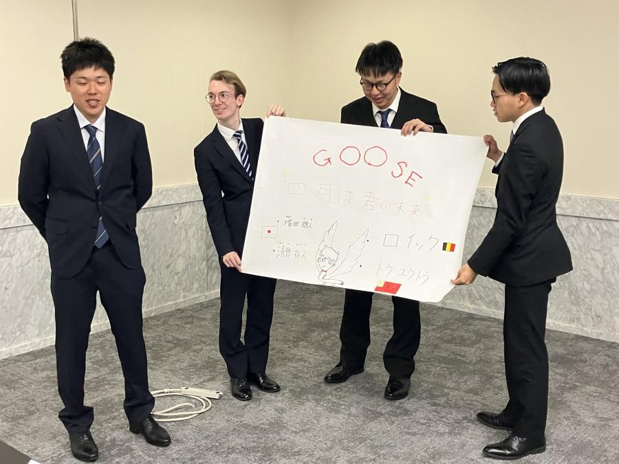 マナー研修にて、グループワーク
