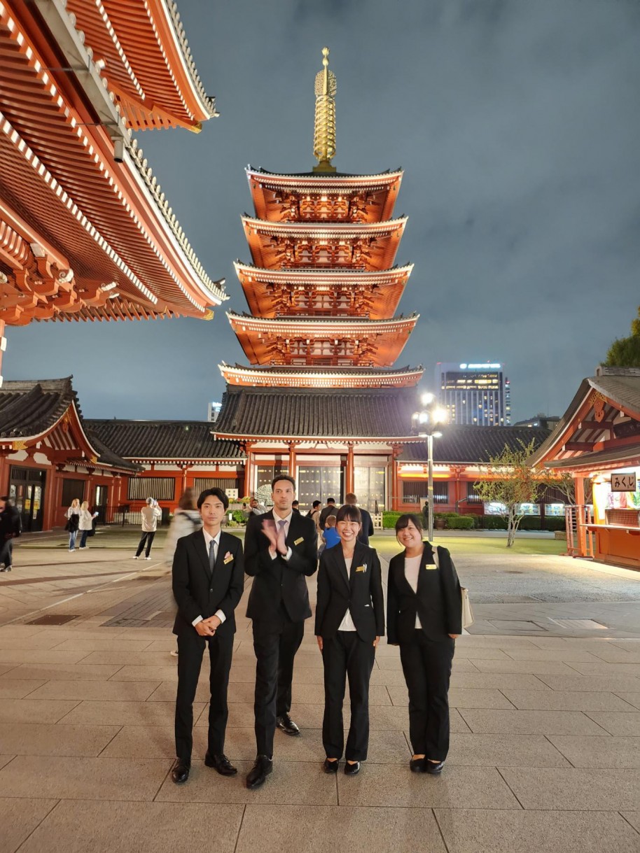浅草寺、夜景研修