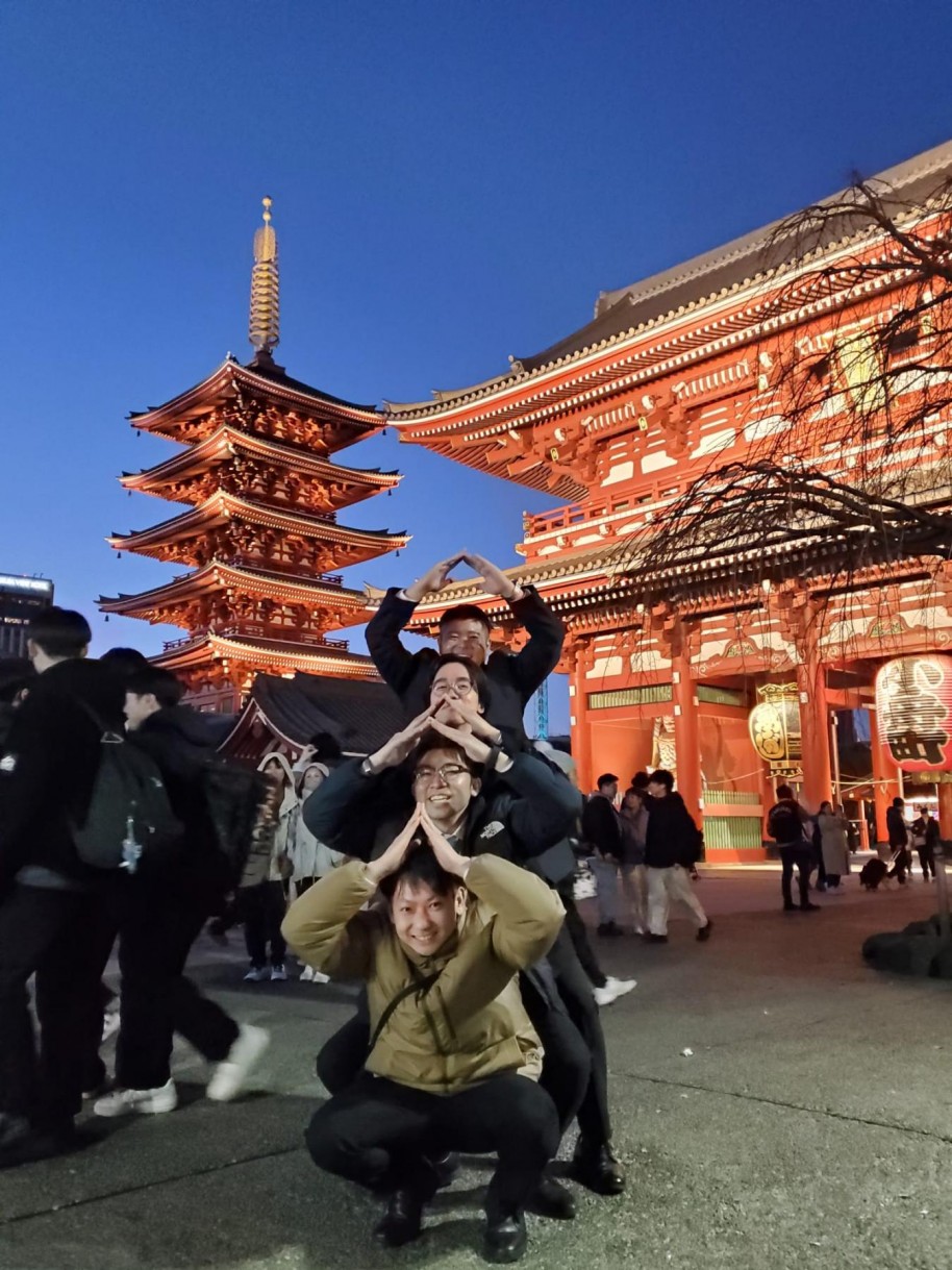 夜景研修　浅草、浅草寺