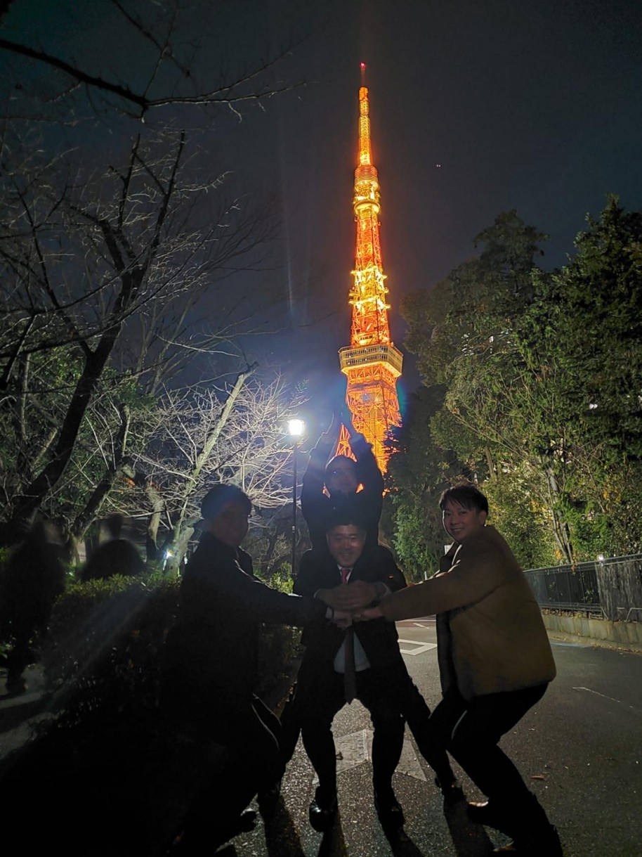 夜景研修、東京タワー