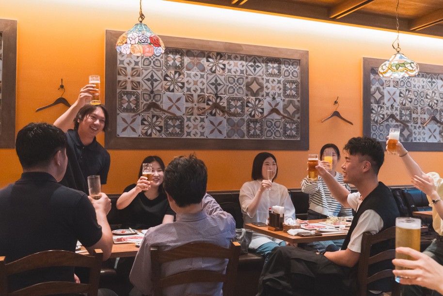 市村プランナーの音頭で乾杯!