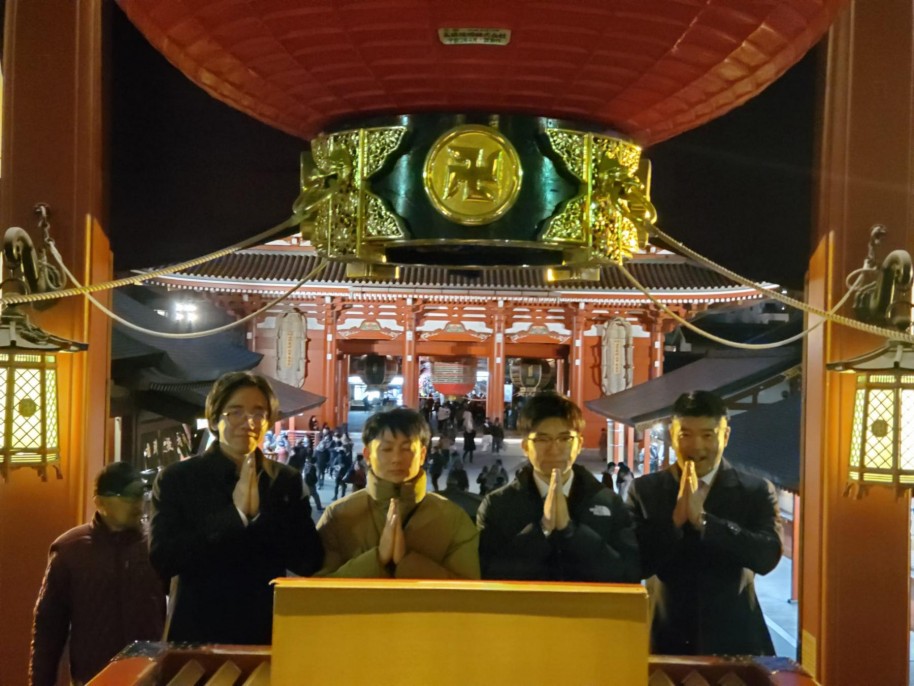 夜景研修　浅草、浅草寺