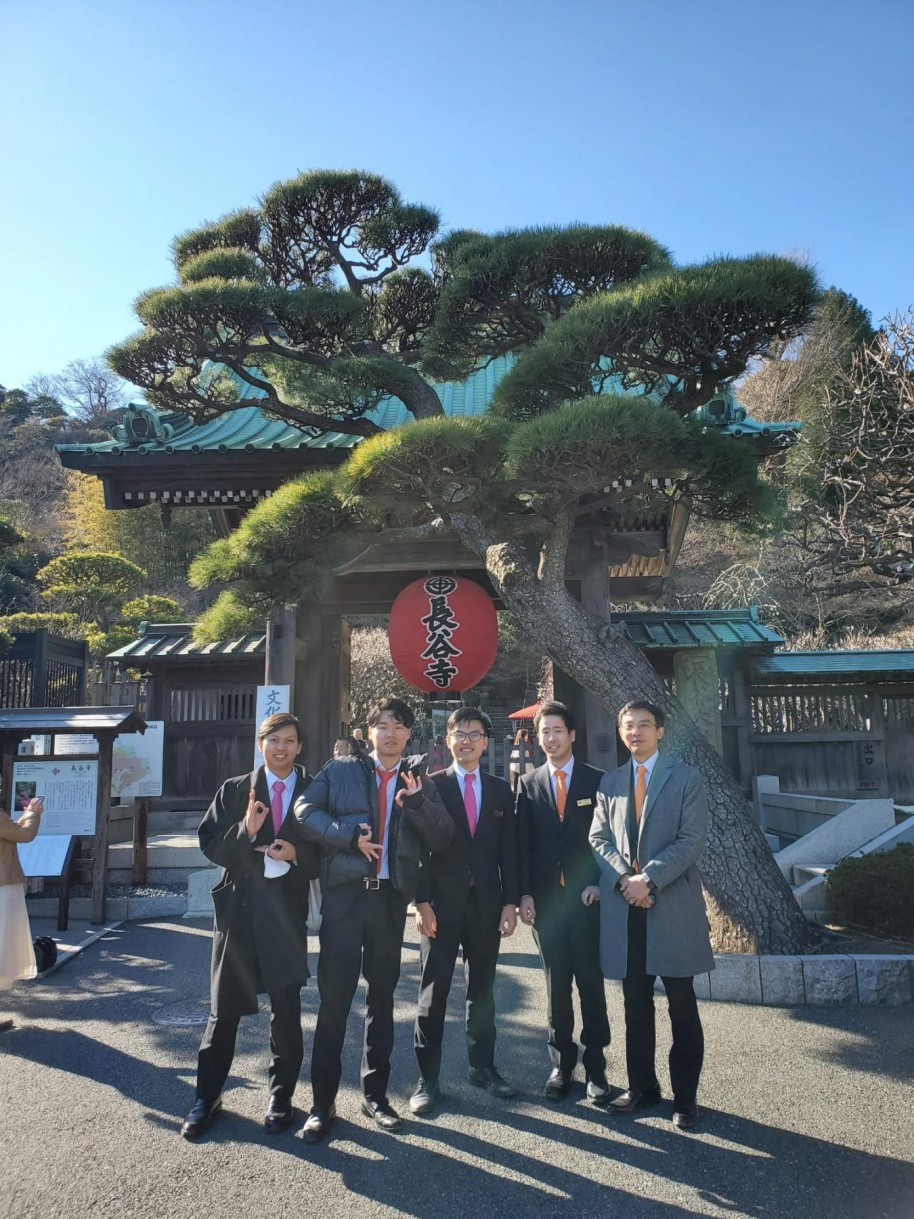 鎌倉研修、長谷寺へ