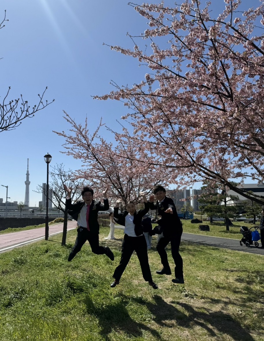 汐入公園にて