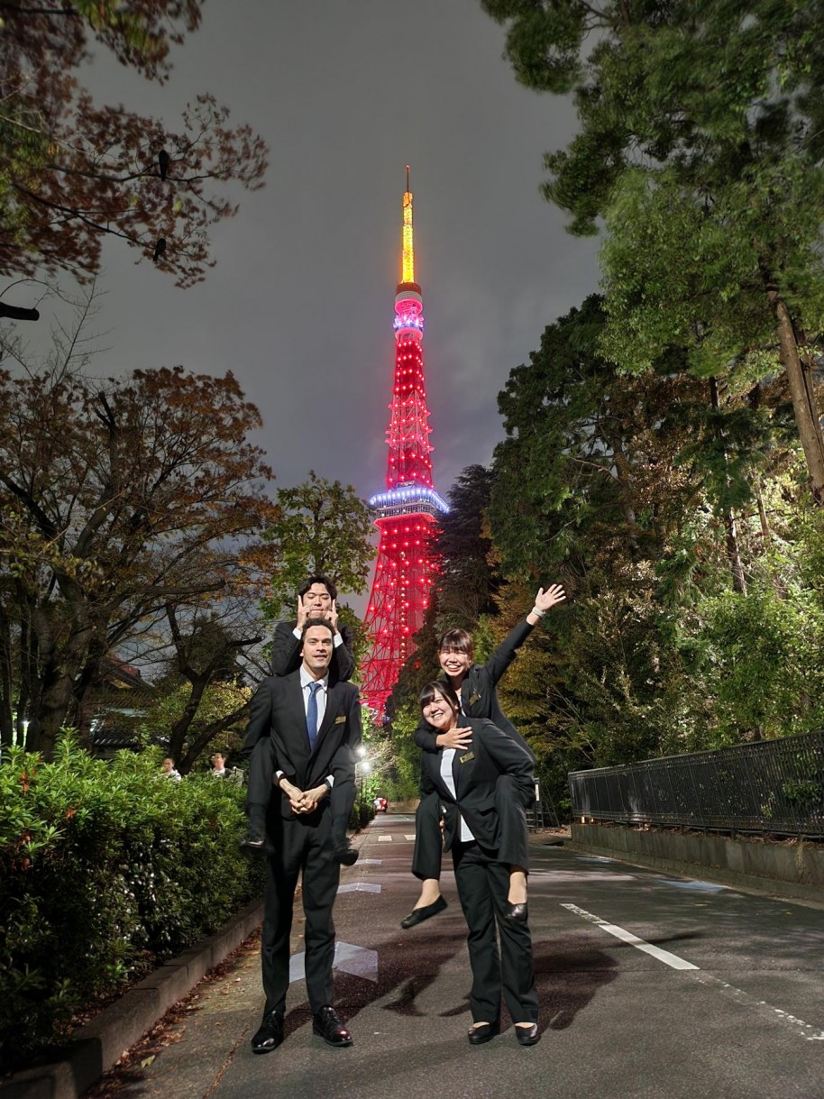 東京タワー、夜景研修