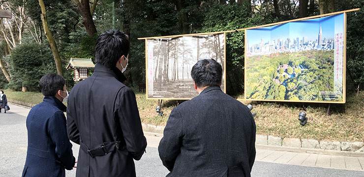 英語観光研修　明治神宮