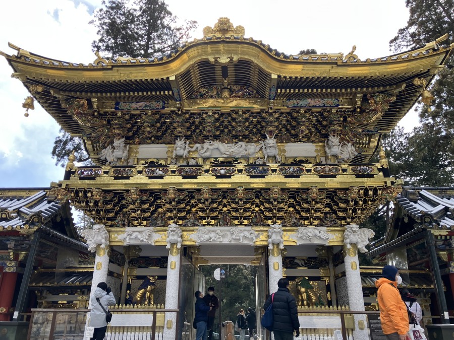 日光東照宮にて