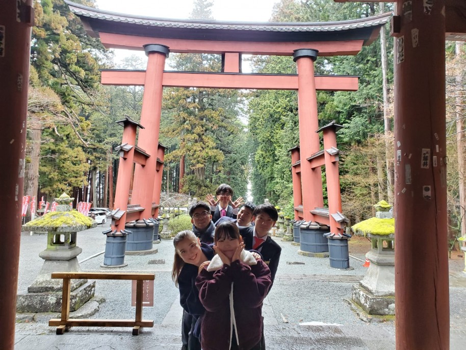 北口浅間神社にて