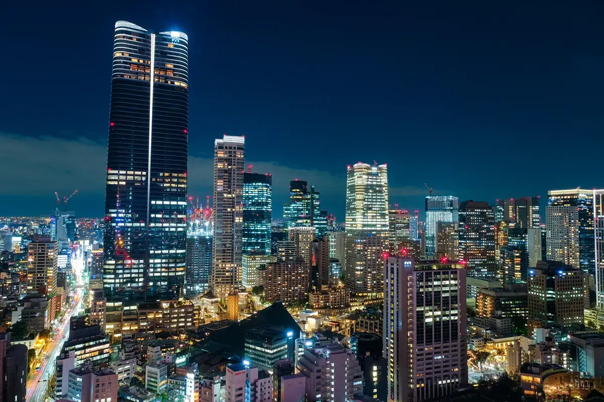 東京タワー展望台からの眺め