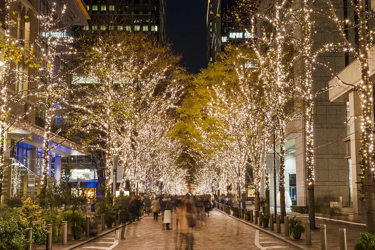 丸の内のイルミネーション