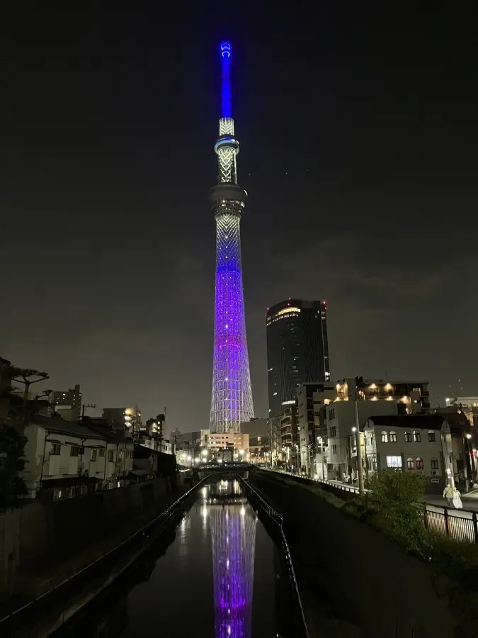 東京スカイツリーの夜景