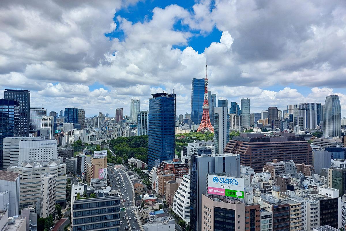 車窓から東京タワーをご案内