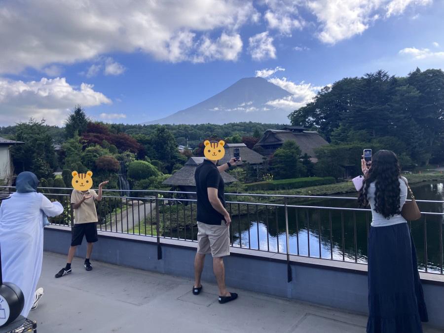 記念すべき富士山が現れました。
