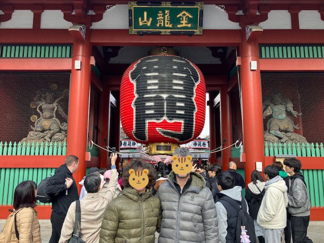 浅草にて