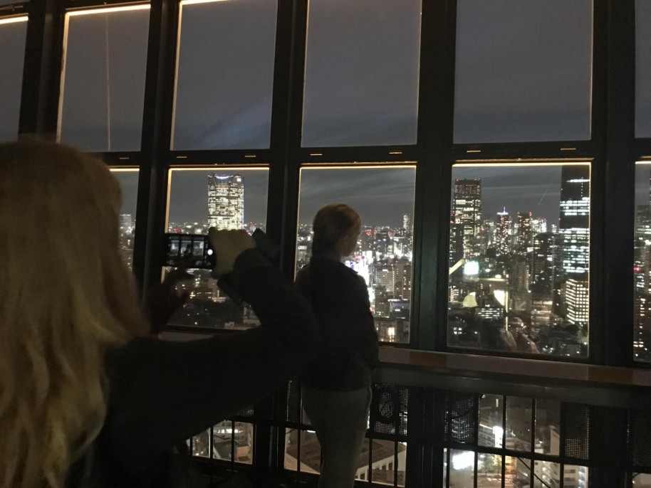 東京タワーの大展望台へ