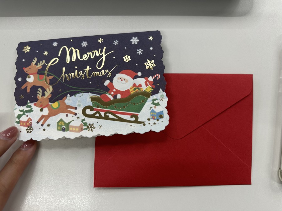クリスマスカードをご用意