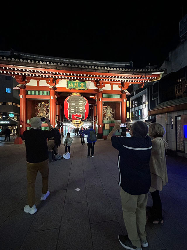 夜景観光（雷門）