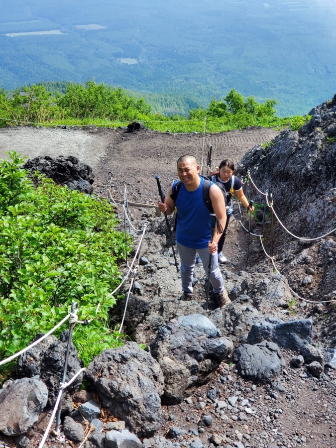 天気もよく登山日和