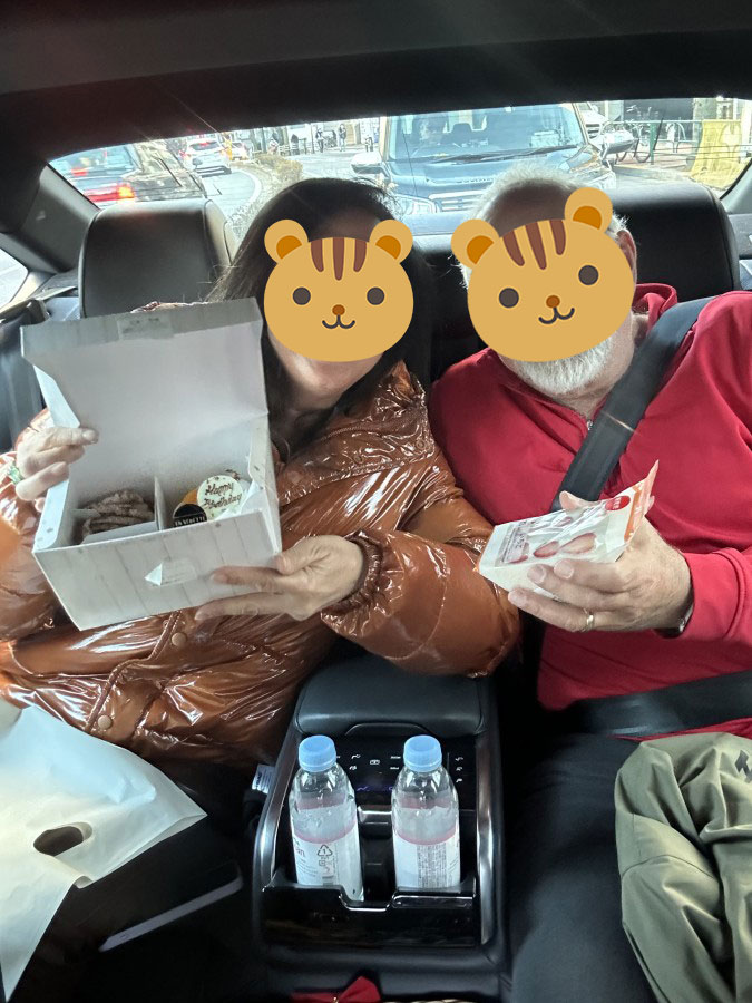 ケーキをプレゼント