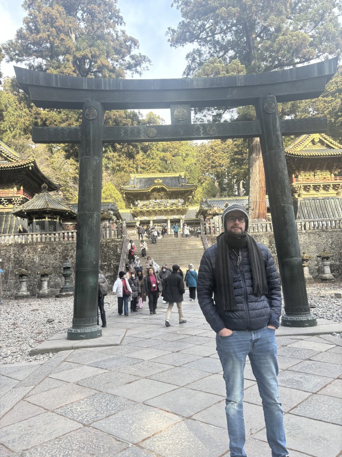 日光東照宮にて