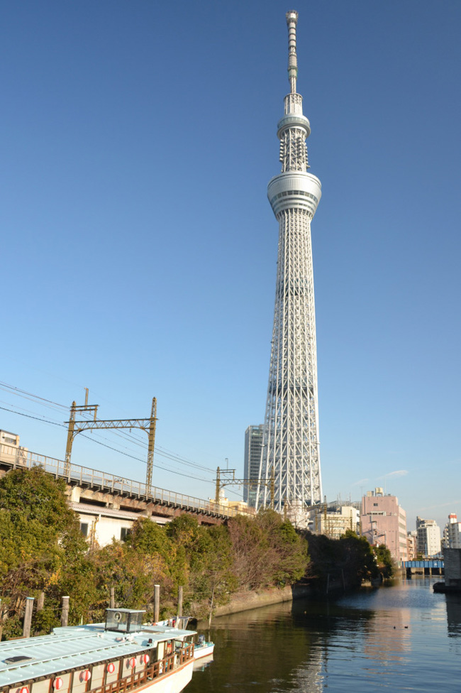 東京スカイツリー付近へ