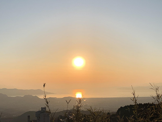 相模湾とサンセット