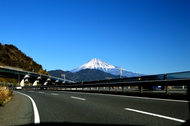 中央道からの富士山が美しかった
